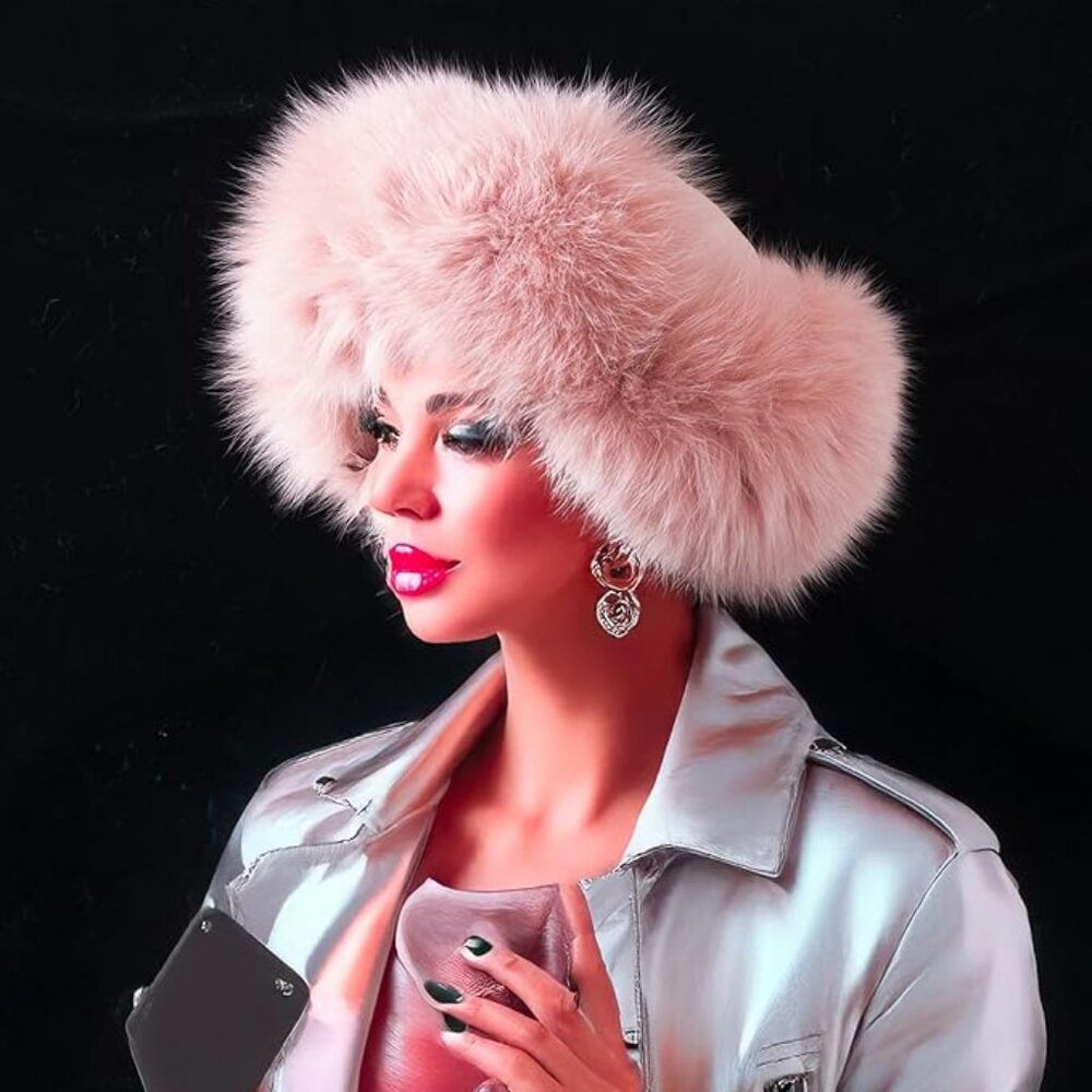 Fox Raccoon Fur Hat
